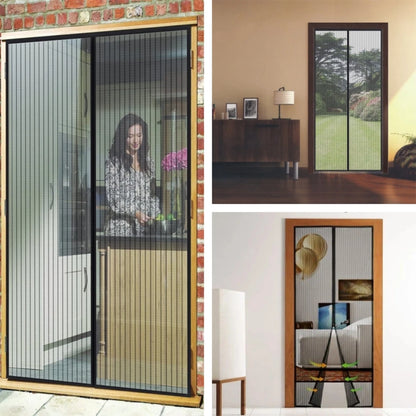 Magnetic Bug-Free Mesh Screen Door